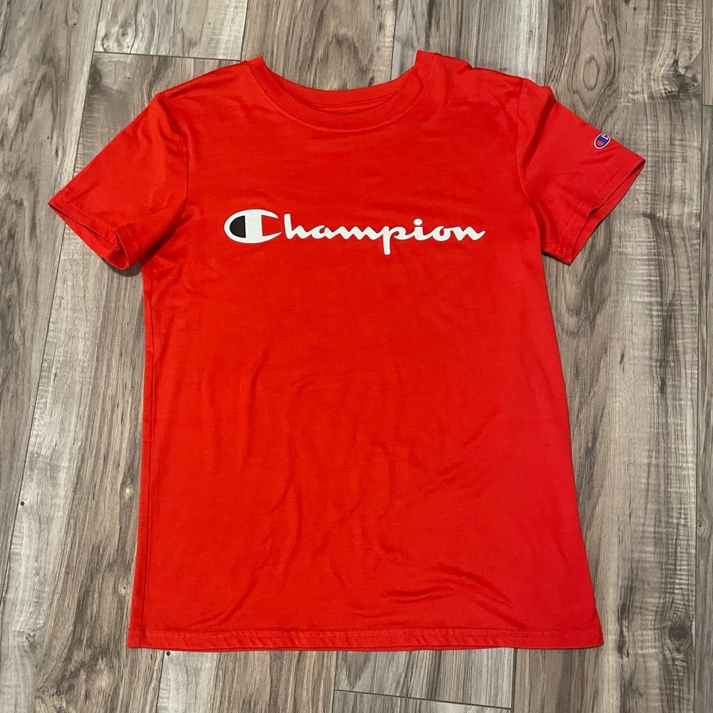Youth Champion Bold Red Tee (10/12)